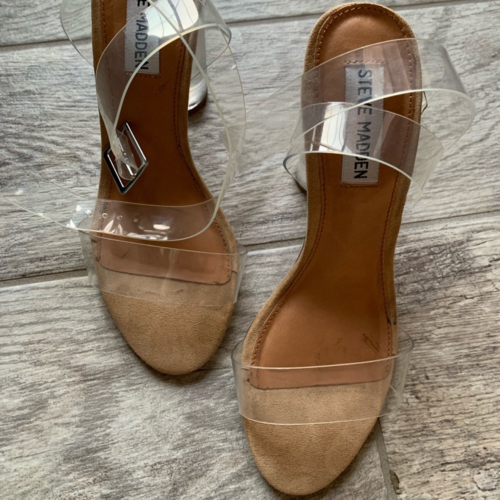 Steve Madden Clearer Clear Sandal